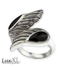 Silberring 'Onyx Wings' - vergleichen und g&uuml;nstig kaufen